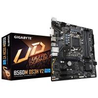 GIGABYTE B560M-DS3H V2 DDR4 4xRAM NVMe m.2 HDMI DVI DP 1200p11 -p10 Anakart - 1